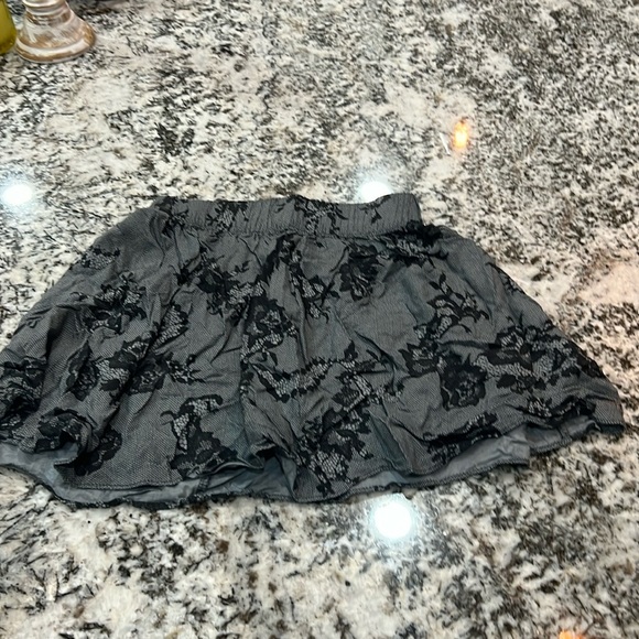 Vintage Y2K Pink VS Victoria Secret Skater Skirt Black XS Mini Elastic Waist - Picture 1 of 5